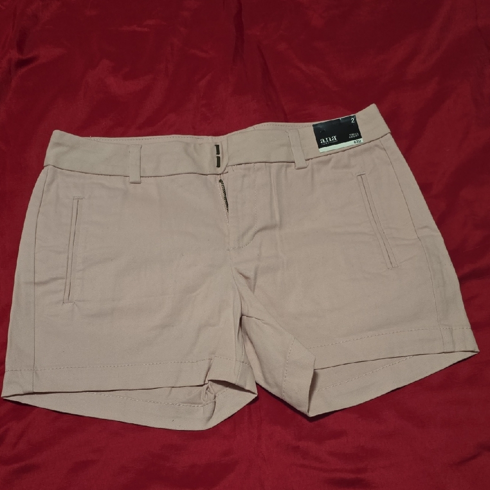a.n.a Twill Light Pink Women's Shorts